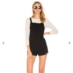 Wildfox black silky romper